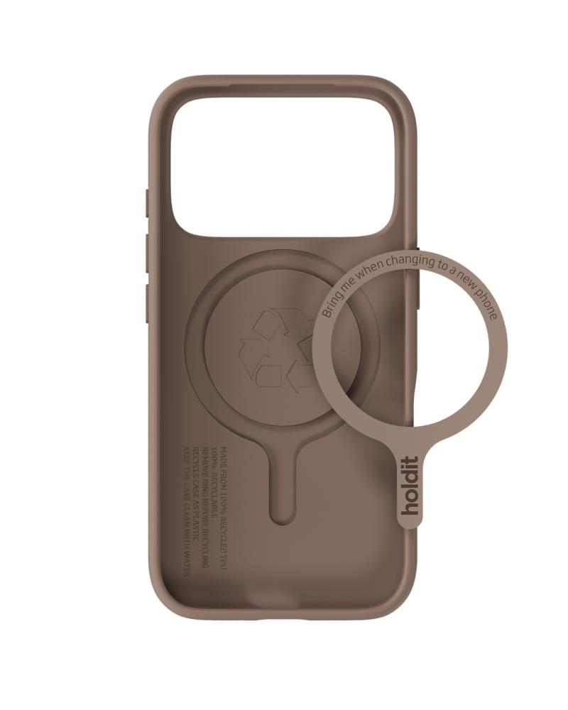 holdit holdit iPhone 17 Pro Max Mobilskal Soft MagSafe Mocha Brown