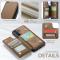 CASEME CASEME Samsung Galaxy A16 Skal RFID Kickstand Plånbok Brun