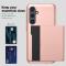  Samsung Galaxy A55 5G Skal Hybrid Med Kortfack Roséguld