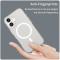  iPhone 16 Skal MagSafe Slim Matt Vit