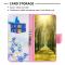 Motorola Moto G13 / G23 / G53 5G Fodral Med Tryck Fjäril/Blommor