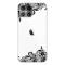  iPhone 12 Pro Max - Skal Med Tryck - Svart Lotus