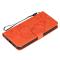  iPhone 13 Pro Max - Butterfly Läder Fodral - Orange