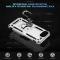  iPhone 17e / 16e Skal Shockproof Hybrid Ring Silver