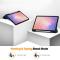  Samsung Galaxy Tab S11 Fodral Tri-Fold Läder Mörk Blå