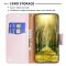  Xiaomi 13 Lite 5G Fodral Litchi Shark Läder Roséguld