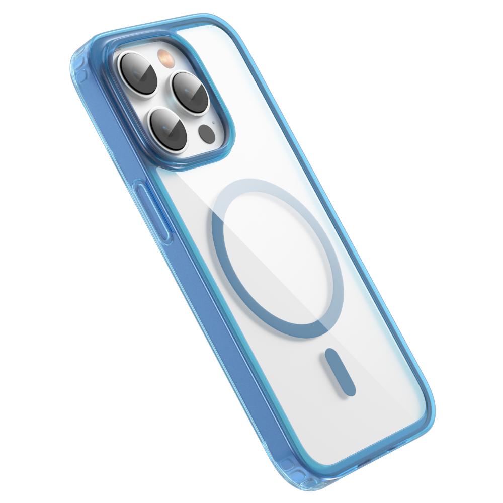 ColorPop ColorPop iPhone 14 Pro Max Skal CH MagSafe Transparent/Mörk Blå