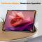  Lenovo Tab P12 Fodral Tri-Fold Läder Svart