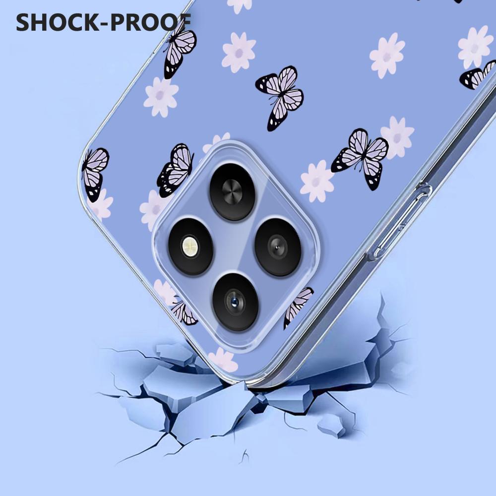  Honor 400 Smart Skal Med Tryck Fjärilar / Blommor
