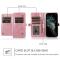  iPhone 14 2in1 Flerfack Magnet Fodral / Skal Roséguld