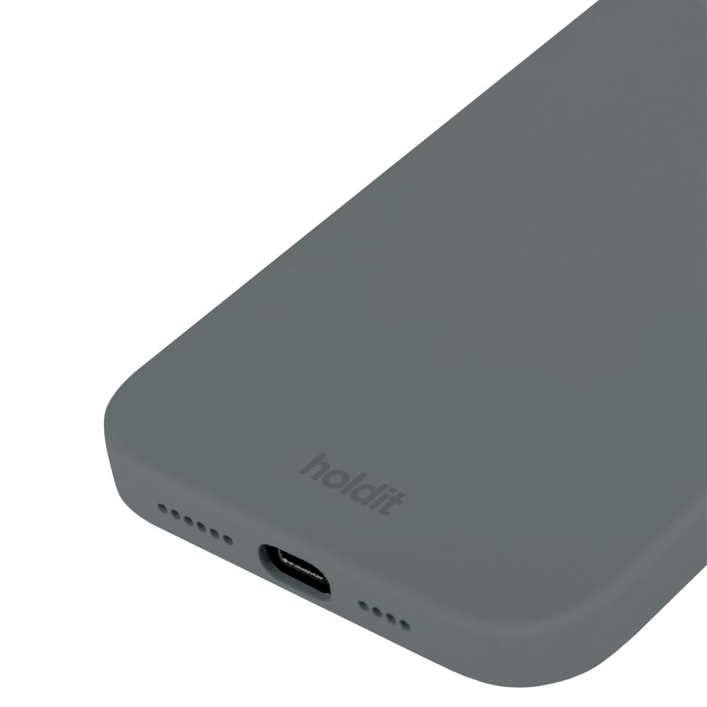 holdit holdit iPhone 15 Pro Mobilskal Silikon Space Gray