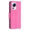  Xiaomi 13 Lite 5G Fodral Litchi Shark Läder Rosa