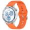  Klockarmband 20 mm Silikon Wave Design Orange