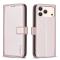 BINFEN BINFEN iPhone 17 Pro Max Fodral Läder Roséguld