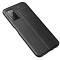  Samsung Galaxy A03s Skal Litchi Textur TPU Svart