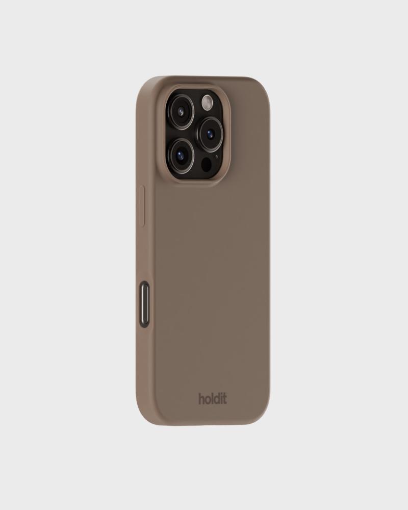 holdit holdit iPhone 16 Pro Max Mobilskal Silikon Mocha Brown