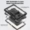  Galaxy Tab S11 Skal 360 Shockproof Hybrid Kickstand Svart