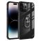  iPhone 14 Pro Skal Hybrid Armor Shockproof Ring Svart/Silver