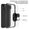  iPhone 14 Pro Skal Hybrid Armor Shockproof Ring Svart/Silver