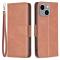  iPhone 15 Plus Fodral Shark Solid Läder Brun