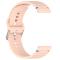  Klockarmband 20 mm Silikon Wave Design Rosa