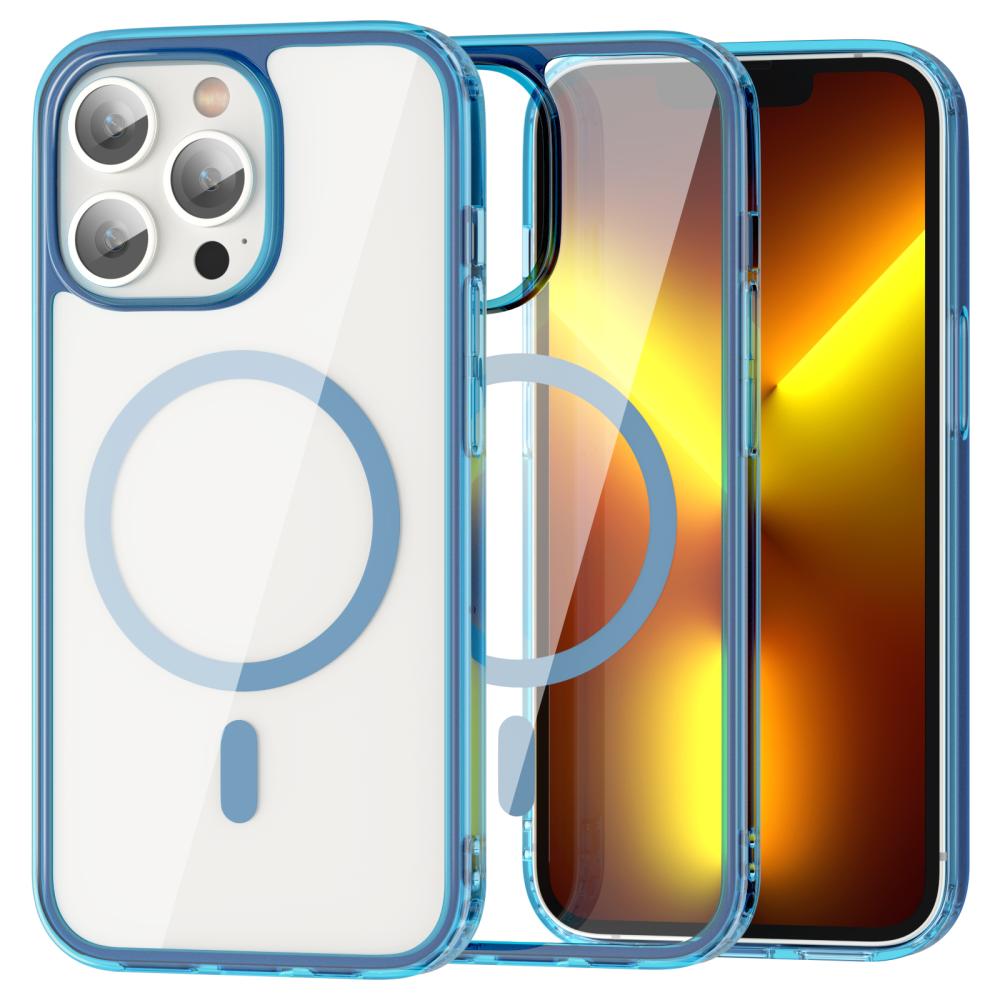 ColorPop ColorPop iPhone 13 Pro Max Skal CH MagSafe Transparent/Mörk Blå