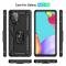 Samsung Galaxy A52 / A52s - Hybrid Armor Ring Skal - Svart