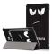  Galaxy Tab S7 FE/S7 Plus/S8 Plus Tri-Fold Läder Fodral Dont Touch Me