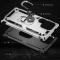  Samsung Galaxy S24 Ultra Skal Ring Hybrid Armor Silver