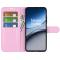  OnePlus Nord 4 Fodral Litchi Läder Ljus Rosa