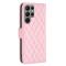  Samsung Galaxy S25 Ultra Fodral Diamond Läder Rosa