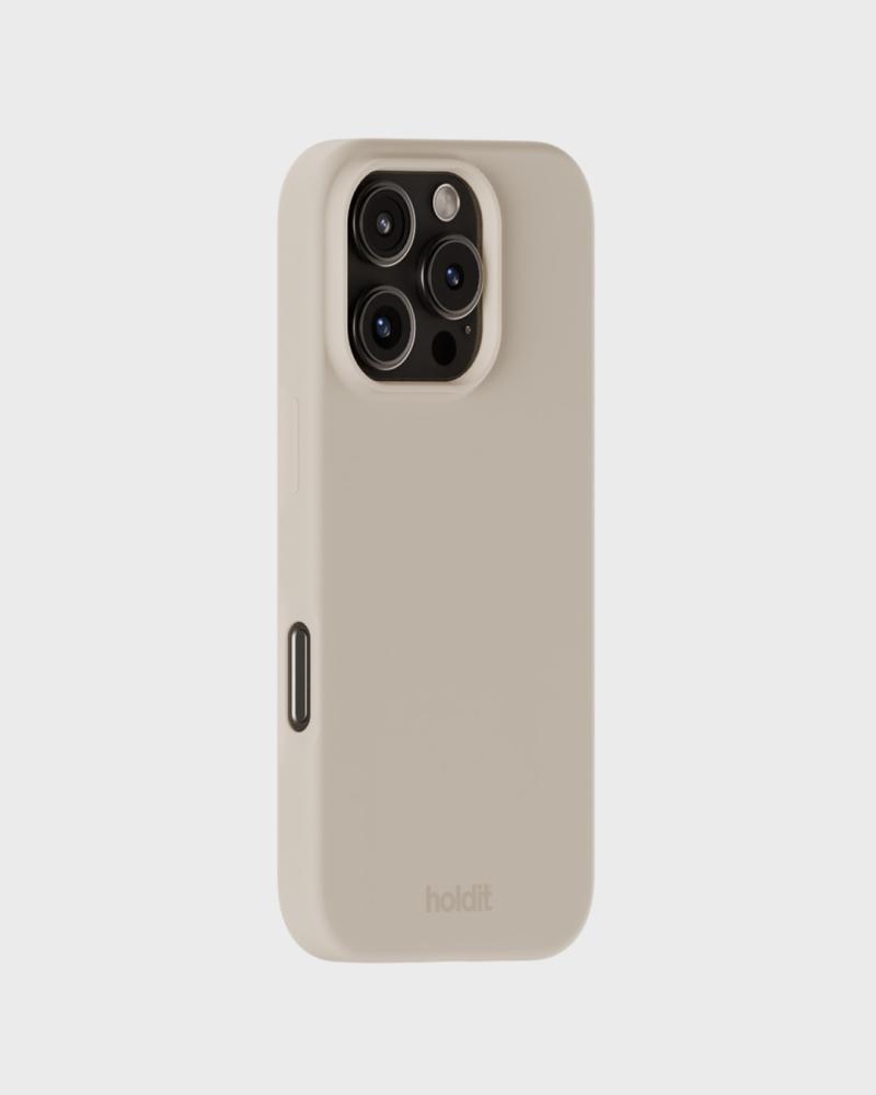 holdit holdit iPhone 16 Pro Max Mobilskal Silikon Ljus Beige