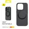 BASEUS BASEUS iPhone 15 Plus Skal MagSafe CyberLoop Kickstand Svart