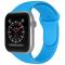 ColorPop Apple Watch 42/44/45/46/49 mm Silikon Armband (S/M) Blå