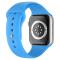 ColorPop Apple Watch 42/44/45/46/49 mm Silikon Armband (S/M) Blå