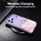  iPhone 17 Pro Max Skal Hybrid Med Marmor Tryck Lila / Rosa