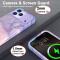  iPhone 17 Pro Max Skal Hybrid Med Marmor Tryck Lila / Rosa