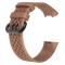  Ihåligt Silikon Armband Fitbit Charge 4/3 (L) Brun
