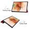  Samsung Galaxy Tab S7 FE / S7 Plus / S8 Plus Fodral Tri-Fold Röd