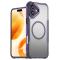  iPhone 16 Plus Skal Hybrid Kolfiber Textur MagSafe Lila