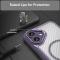  iPhone 16 Plus Skal Hybrid Kolfiber Textur MagSafe Lila