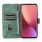  Xiaomi 12 Fodral Skin Touch Läder Grön