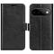  Google Pixel 11/10 Fodral Crazy Horse Läder Svart