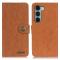 KHAZNEH KHAZNEH Motorola Moto G200 Fodral Vintage Split Läder Brun