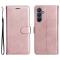  Samsung Galaxy A16 Fodral Läder Roséguld