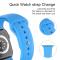 ColorPop Apple Watch 42/44/45/46/49 mm Silikon Armband (S/M) Blå