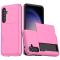  Samsung Galaxy A55 5G Skal Hybrid Med Kortfack Rosa
