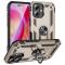  iPhone 16 Skal Shockproof Hybrid Ring Guld