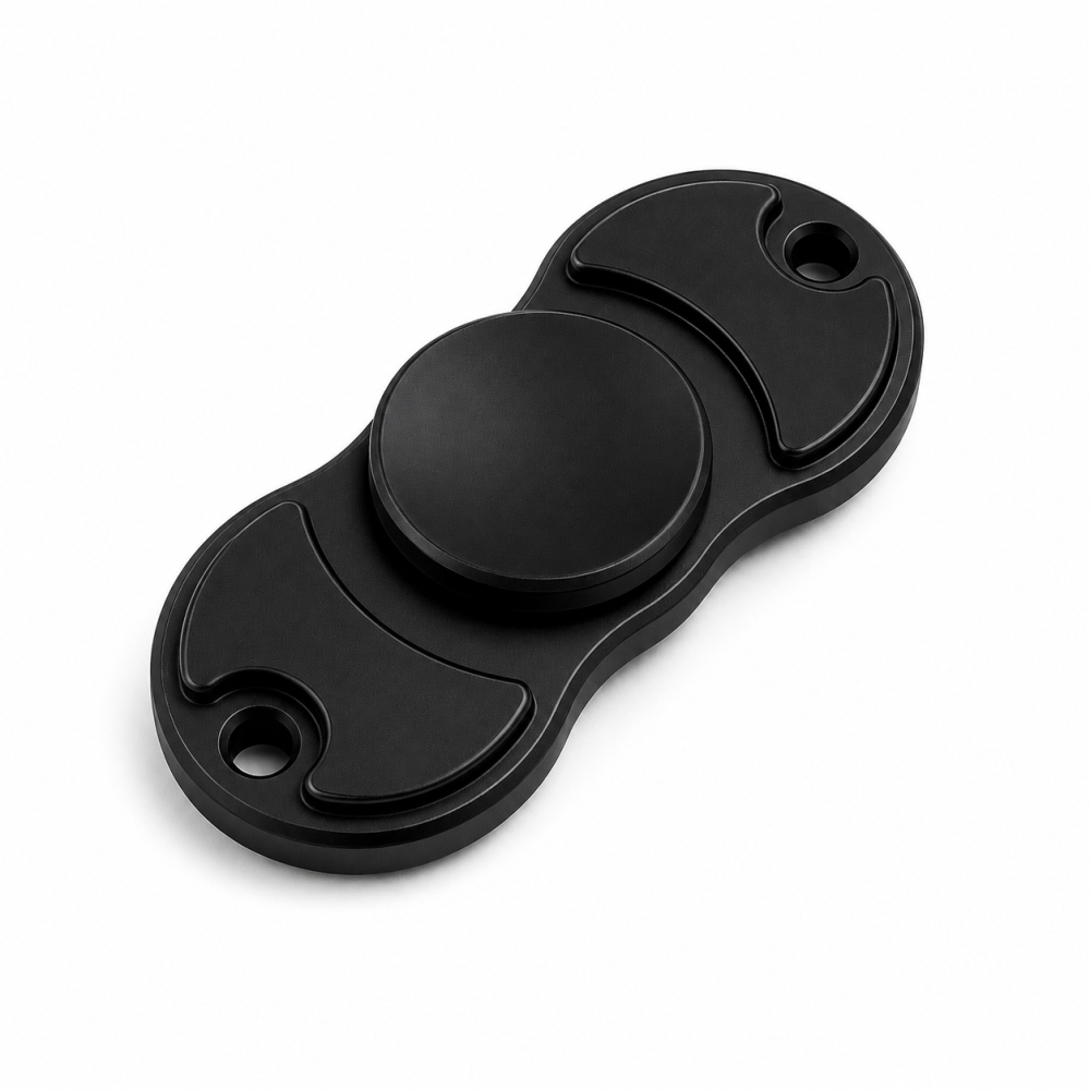  Fidget Spinner Dual Speed - Svart