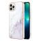  iPhone 15 Pro Skal Marmor TPU Vit